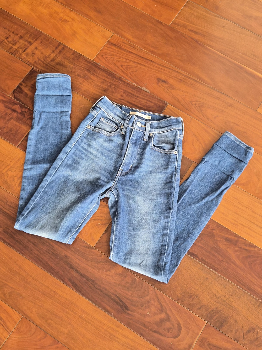 Levi’s Mile High Super Skinny Denim Jeans Wash 24 x 30